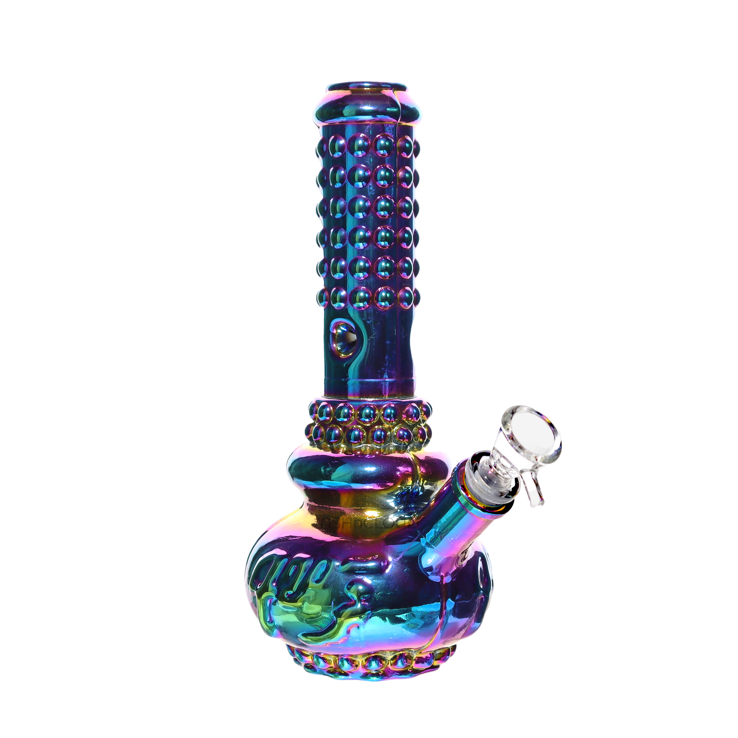 10 in - Electro Plated Curvy Beaker Bong