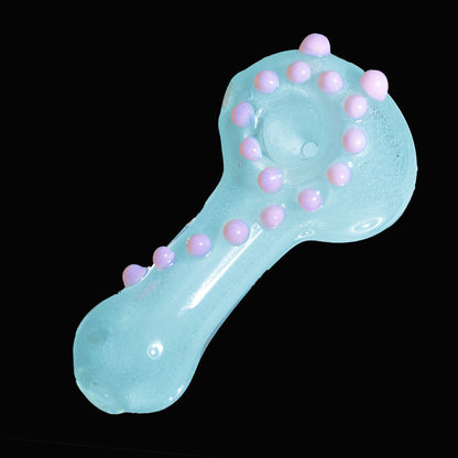 5 in - Cute Glow in Dark Spoon Hand Pipe