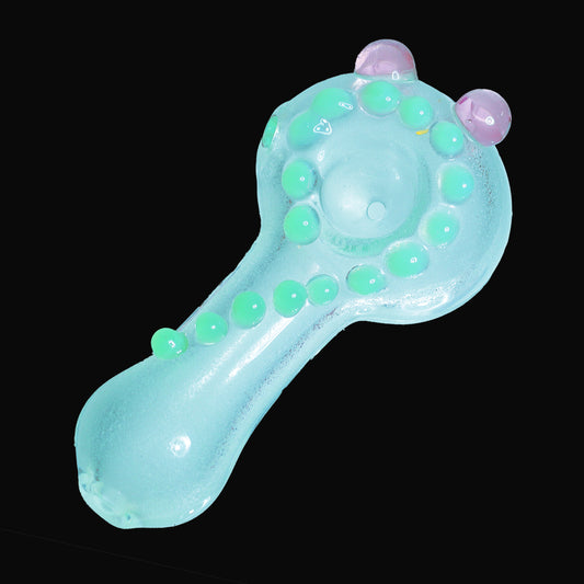 5 in - Cute Glow in Dark Spoon Hand Pipe