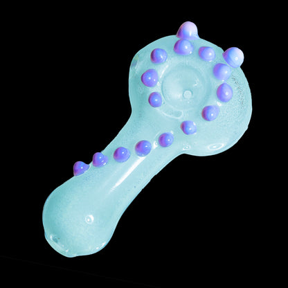 5 in - Cute Glow in Dark Spoon Hand Pipe