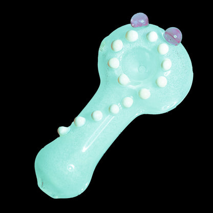 5 in - Cute Glow in Dark Spoon Hand Pipe