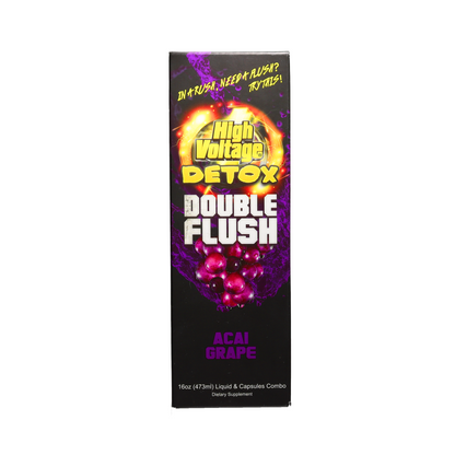 16 fl.oz - High Voltage Detox Double Flush Grape