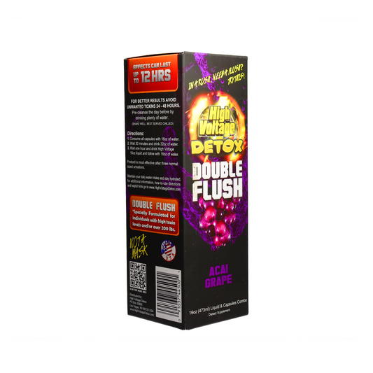 16 fl.oz - High Voltage Detox Double Flush Grape