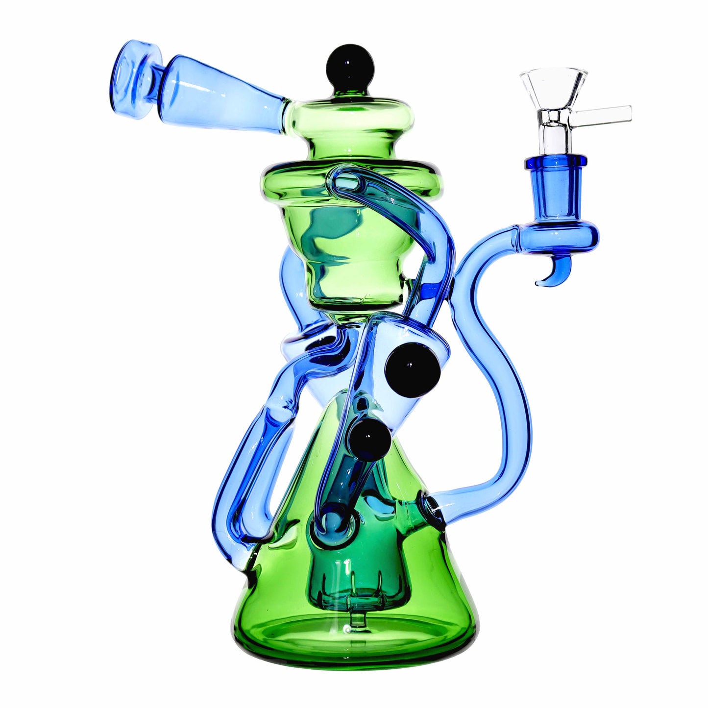 10 in - Exotic Multicolor Glass Recycler