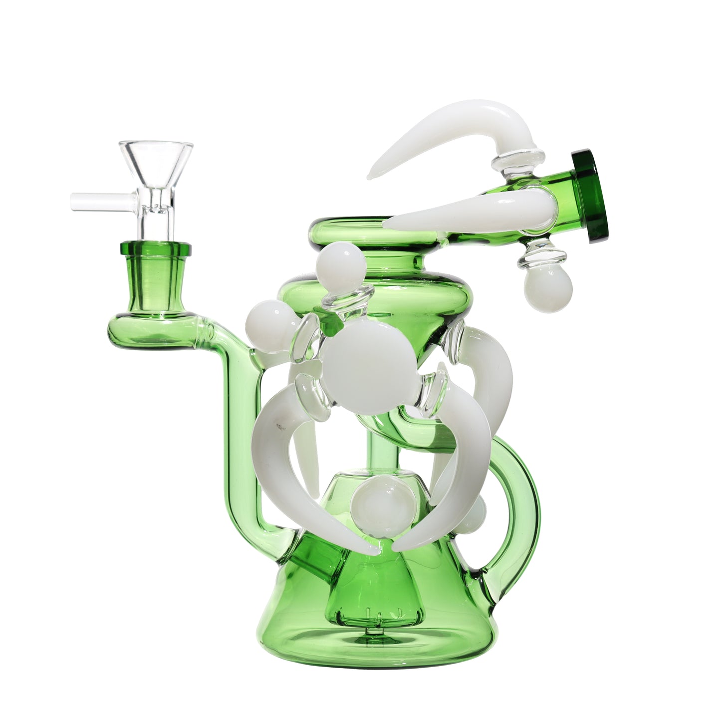 7 in - Super Exotic Multicolor Glass Recycler