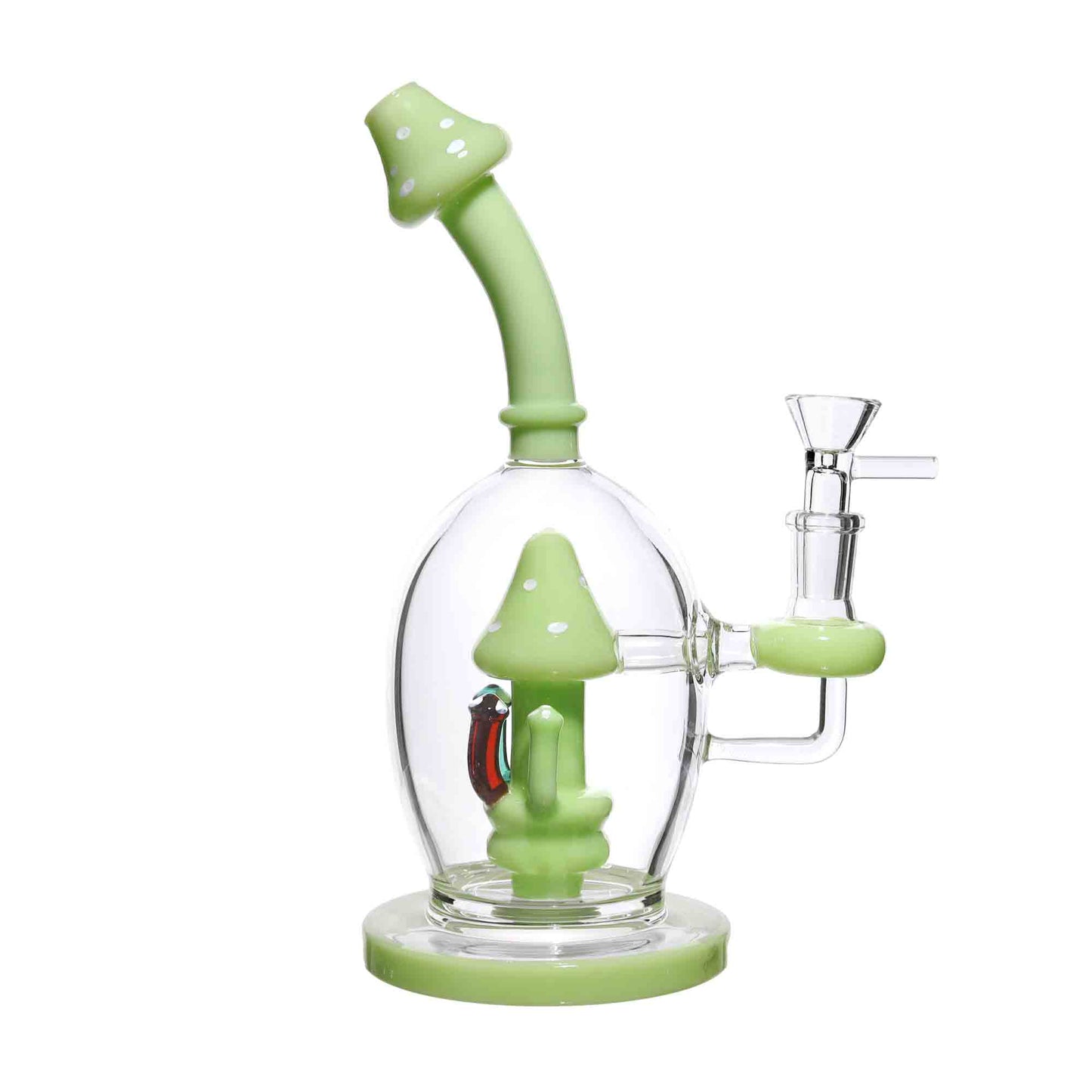 9 in - Capsule Mushroom Glass Bong