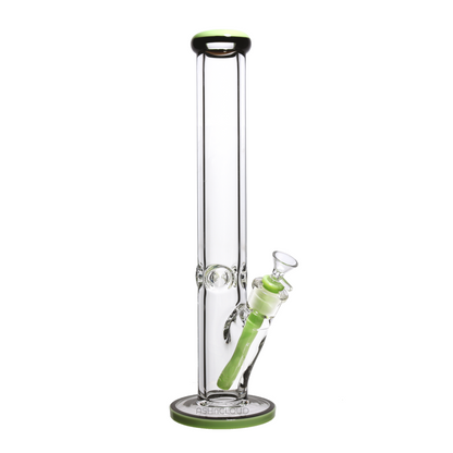 16 in - Straight Two-Tone Thick Glass Bong 9 mm