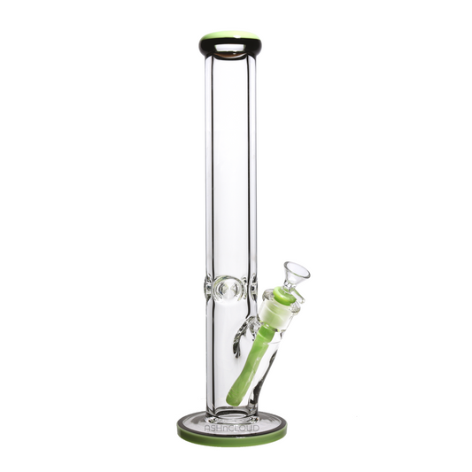 16 in - Straight Two-Tone Thick Glass Bong 9 mm