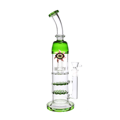 14 in - Eye Monster Double Honeycomb Bong