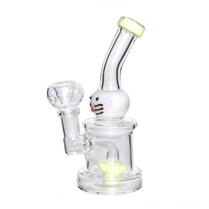 7 in - Kitten Showerhead Glass Bong