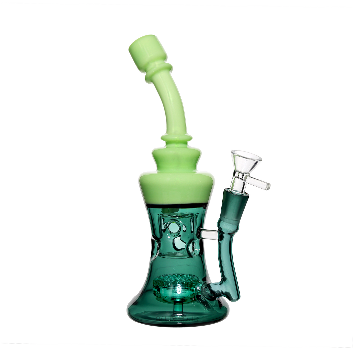 10 in - Slime Showerhead Colors Glass Bong