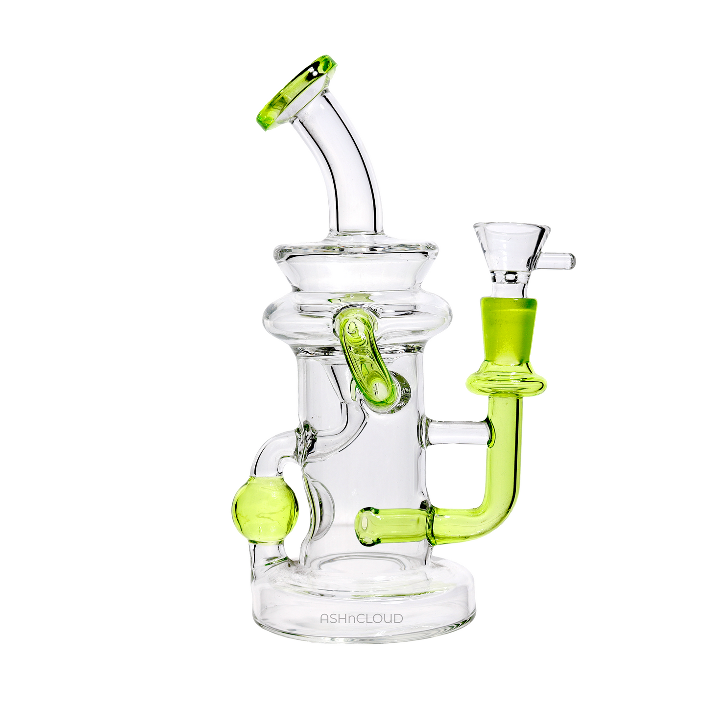 8 in - Mini Recycler Slime Colors Glass