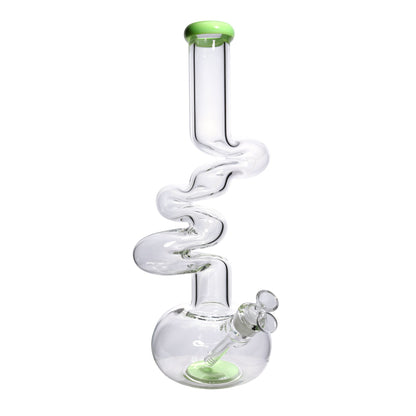 18 in - Shaped Twisted Ball Beaker Bong 9 mm