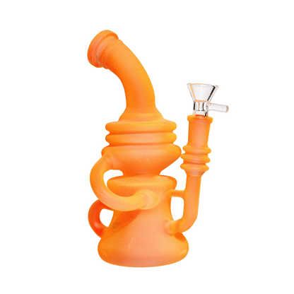 8 in - Glow in the Dark Glass Recycler