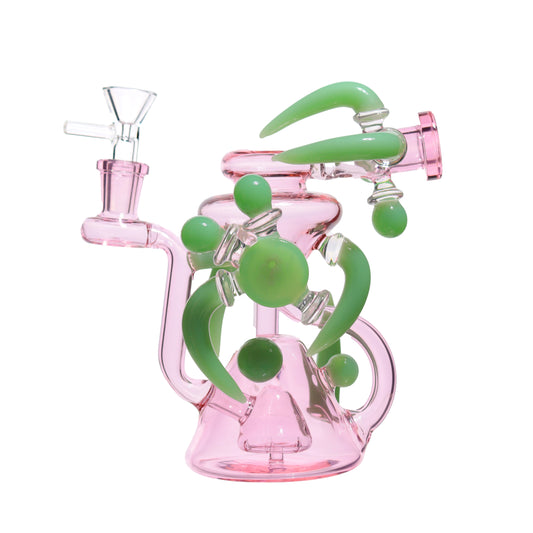 7 in - Super Exotic Multicolor Glass Recycler