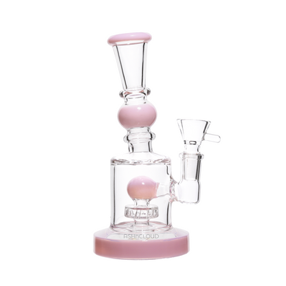 7 in - Cone Neck Slime Colors Mini Glass Bong Perc