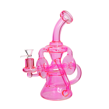 11 in - Colorful Multivalves Glass Recycler