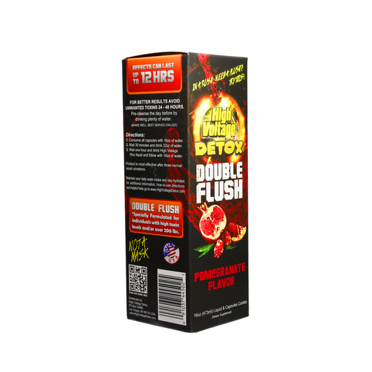 16 fl.oz - High Voltage Detox Double Flush Promegranate