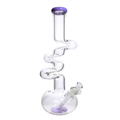 18 in - Shaped Twisted Ball Beaker Bong 9 mm