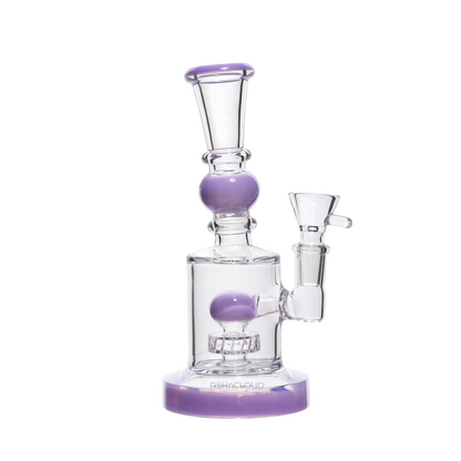 7 in - Cone Neck Slime Colors Mini Glass Bong Perc