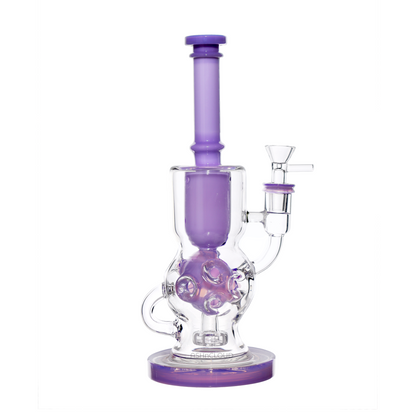 11 in - Slime Colors Straight Neck Glass Bong