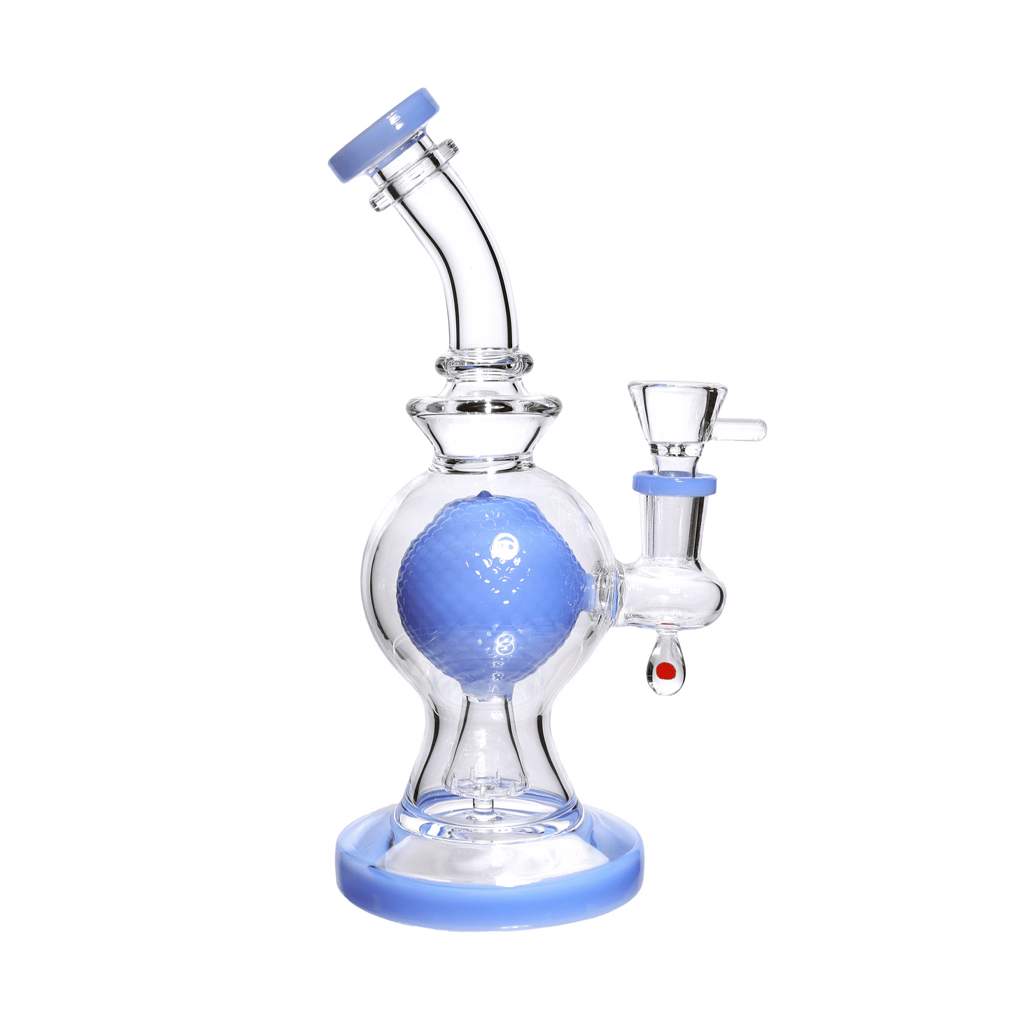 8 in - Ball Perc Glass Bong