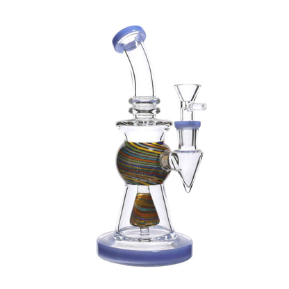 9 in - Ball Wig Wag Curvy Glass Bong