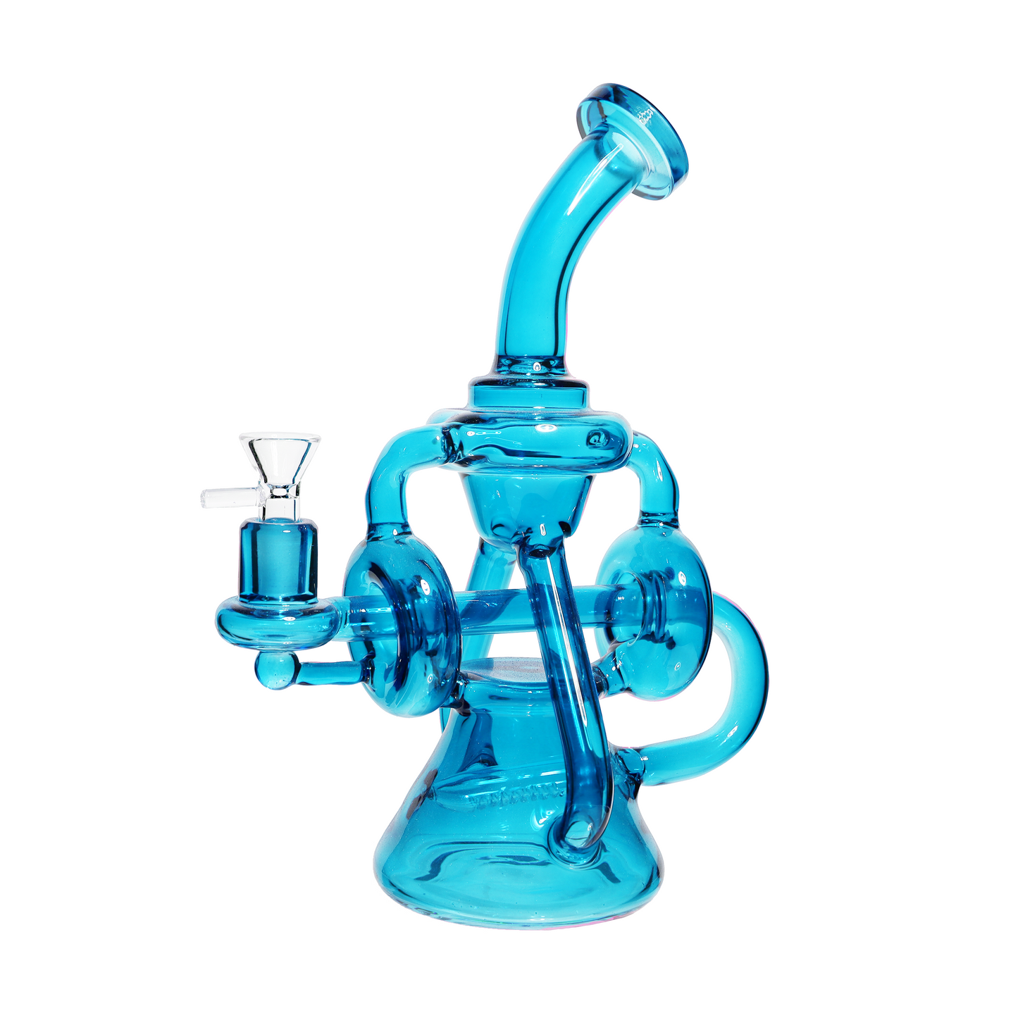 11 in - Colorful Multivalves Glass Recycler