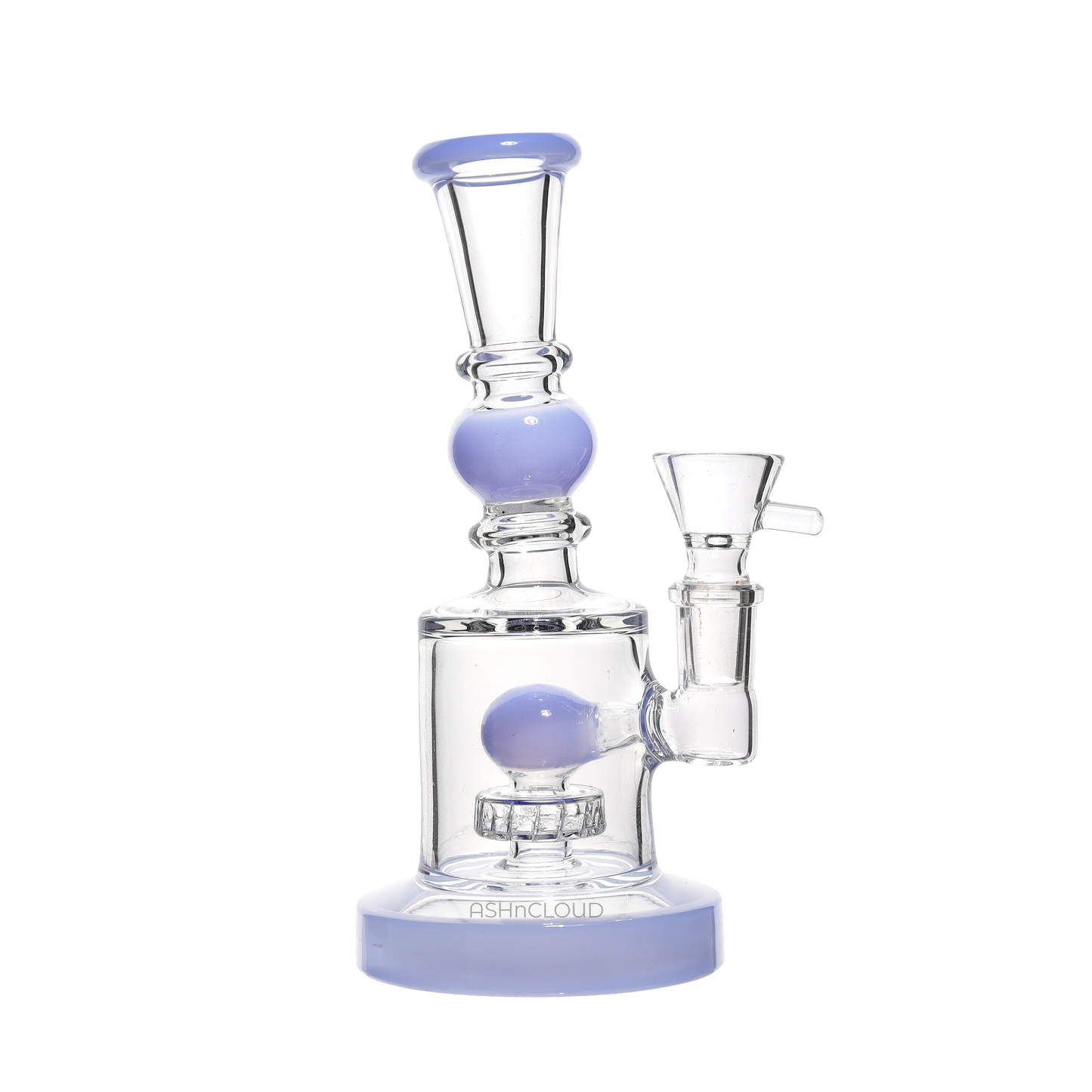 7 in - Cone Neck Slime Colors Mini Glass Bong Perc