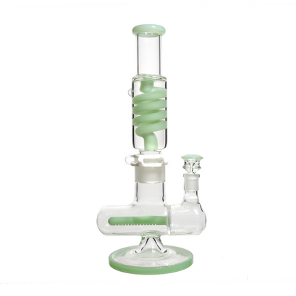 16 in - Perc Tube Straight Tube Fancy Glass