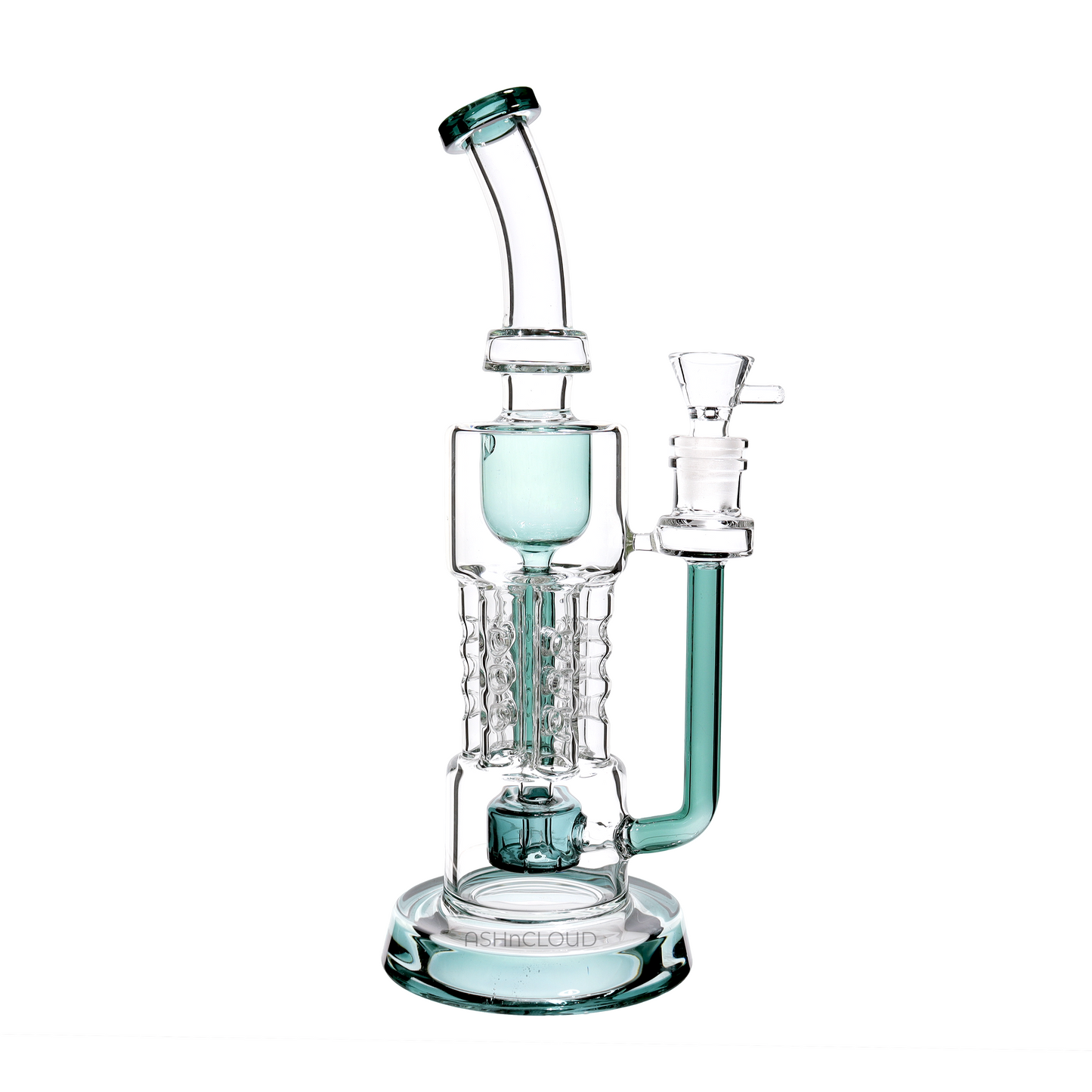 12 in - Super Glass Bong Perc