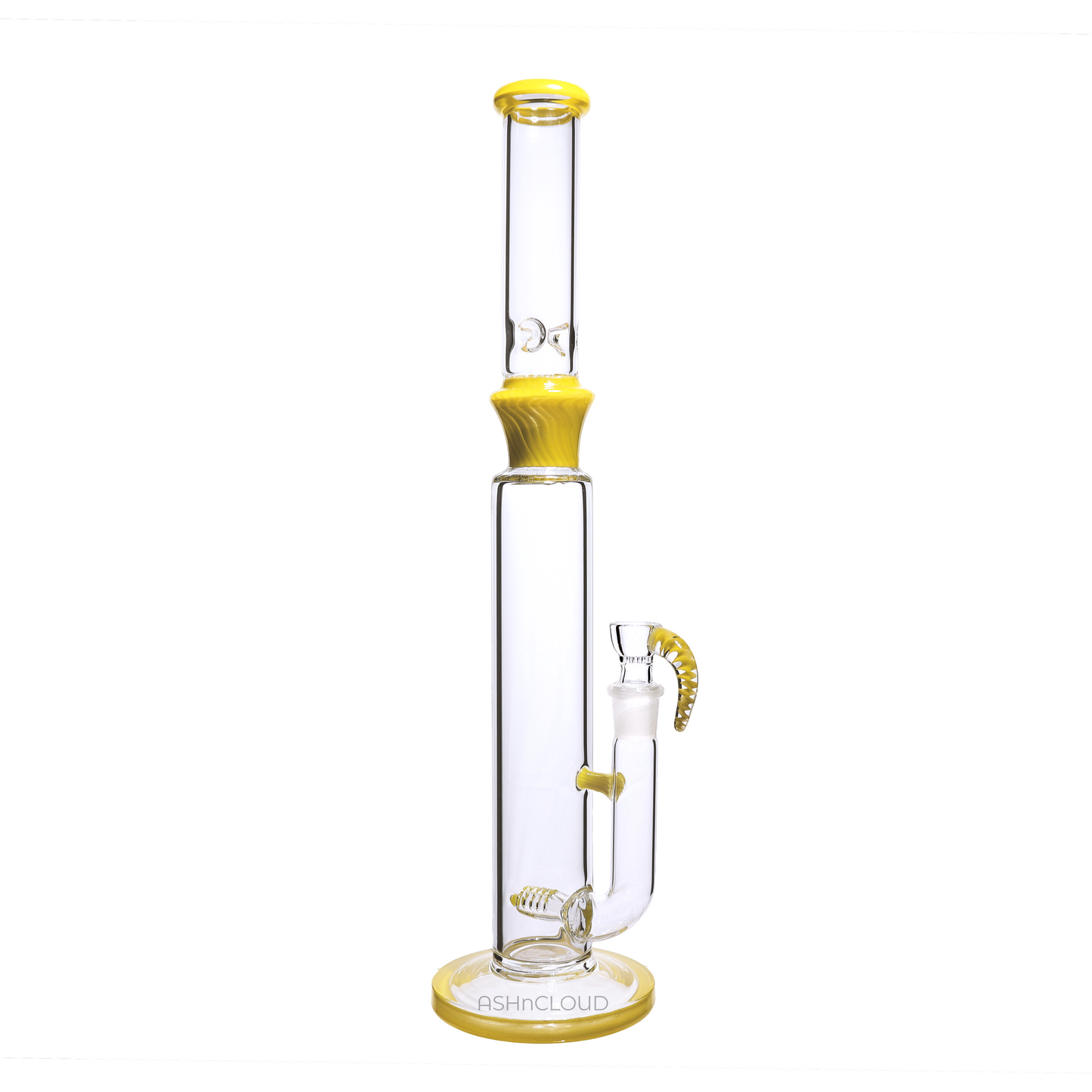 18 in - Big Clear Glass Bong Horn Bowl